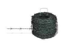 Barbed Wire Entanglement Wire Green Wire Roll 100 m