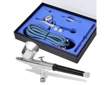 vidaXL Airbrush Set 0.2 / 0.3 / 0.5 mm Nozzles