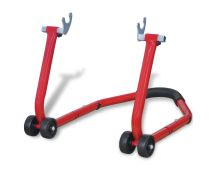 vidaXL Motorcycle Rear Stand Red