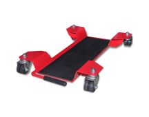 vidaXL Motorcycle Dolly Centre Stand Red