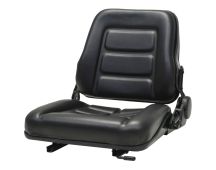 vidaXL Forklift & Tractor Seat with Adjustable Backrest Black