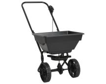 vidaXL Walk Behind Salt Spreader PVC and Steel 92x46x70 cm 15 L