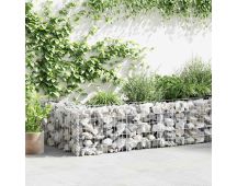 vidaXL Gabion Wall Galvanised Steel 630x30x50 cm