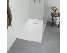 vidaXL Shower Base Tray SMC White 100x80 cm