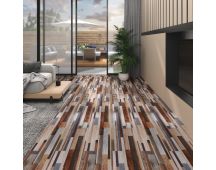 vidaXL PVC Flooring Planks 5.02 m� 2 mm Self-adhesive Multicolour