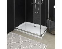 vidaXL Rectangular ABS Shower Base Tray White 70x100 cm