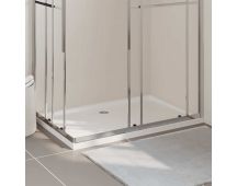 vidaXL Rectangular ABS Shower Base Tray White 80x120 cm