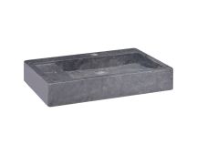 vidaXL Sink Black 58x39x10 cm Marble