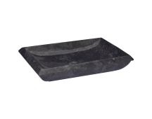 vidaXL Sink Black 50x35x10 cm Marble