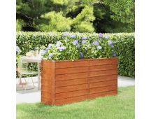 vidaXL Garden Raised Bed Rusty 160x40x77 cm Corten Steel