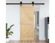 vidaXL Door NARVIK 95x210 cm Solid Wood Pine