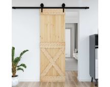 vidaXL Door NARVIK 80x210 cm Solid Wood Pine