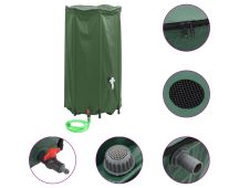 vidaXL Water Tank with Tap Foldable 380 L PVC