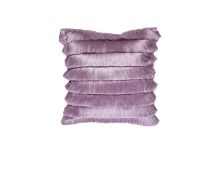 Bedding House Fringy Lilac Luxury Cotton Filled Cushion