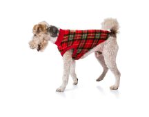 Red Tartan Dog Pyjamas 80cm