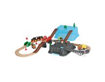 Bopeep Toy Train Set Track DIY Wooden