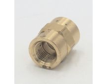 Parker brass 1/8" female to female npt coupling fitting