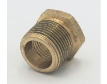 Parker brass 3/4" male to female 3/8" bushing coupling fitting