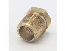 Parker brass 1/2" male to female 3/8" bushing coupling fitting