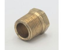 Parker brass male 1/2" hex head plug fitting