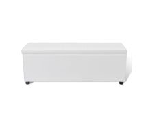 Storage Bench White Medium Size