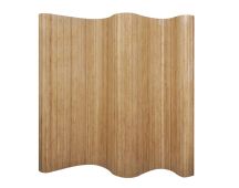 vidaXL Room Divider Bamboo Natural 250x165 cm