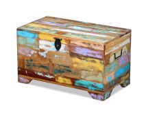 vidaXL Storage Chest Solid Reclaimed Wood