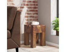 vidaXL Stool Solid Teak Wood