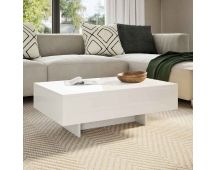 vidaXL Coffee Table High Gloss White