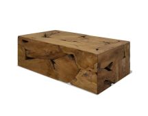 vidaXL Coffee Table 90x50x30 cm Genuine Teak Brown