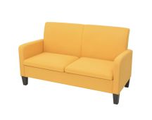 vidaXL 2-Seater Sofa 135x65x76 cm Yellow