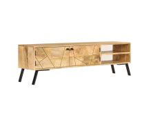 vidaXL TV Cabinet Solid Mango Wood 140x30x40 cm