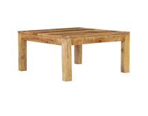 vidaXL Coffee Table 80x80x40 cm Solid Mango Wood