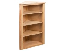 vidaXL Corner Shelf 59x36x100 cm Solid Oak Wood