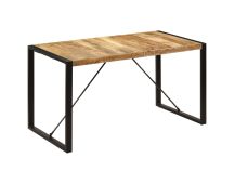 vidaXL Dining Table 140x70x75 cm Solid Mango Wood