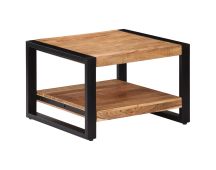 vidaXL Coffee Table 60x60x40 cm Solid Acacia Wood