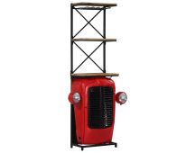 vidaXL Tractor Wine Cabinet 49x31x172 cm Solid Wood Mango