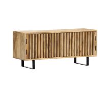 vidaXL TV Cabinet 90x30x40 cm Solid Mango Wood