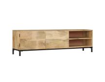 vidaXL TV Cabinet 145x30x41 cm Solid Mango Wood