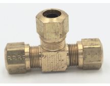 Parker brass pneumatic 1/2' tee union fitting