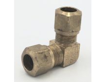 Parker brass pneumatic 90 degree 1/2" union elbow fitting