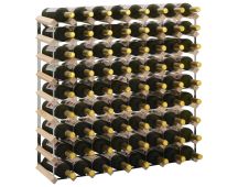 vidaXL Wine Rack for 72 Bottles Solid Pinewood