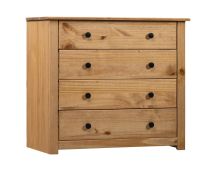 vidaXL Side Cabinet 80x40x73 cm Pine Panama Range