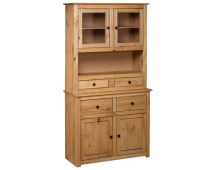 vidaXL Highboard 93x40.5x180 cm Solid Pine Panama Range