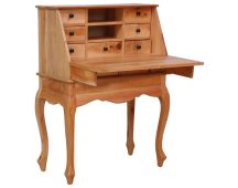 vidaXL Secretary Desk 78x42x103 cm Solid Mahogany Wood