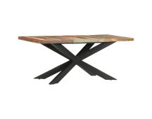 vidaXL Dining Table 180x90x76 cm Solid Reclaimed Wood