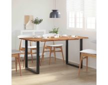 vidaXL Dining Table 154x80x76 cm Solid Acacia Wood