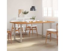 vidaXL Dining Table 180x90x76 cm Solid Acacia Wood