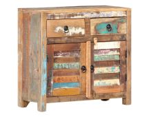 vidaXL Sideboard 70x30x68 cm Solid Reclaimed Wood