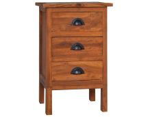 vidaXL Bedside Cabinet 40x35x60 cm Solid Teak Wood